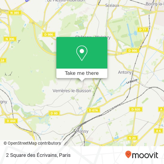 2 Square des Écrivains map