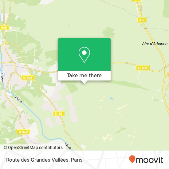 Route des Grandes Vallées map