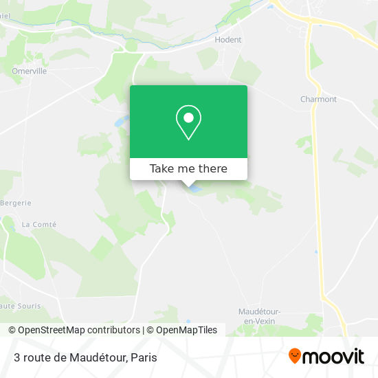 Mapa 3 route de Maudétour