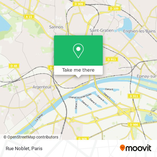 Mapa Rue Noblet