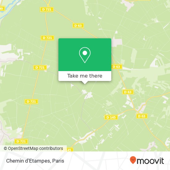 Chemin d'Etampes map