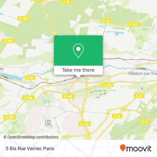 5 Bis Rue Verrier map