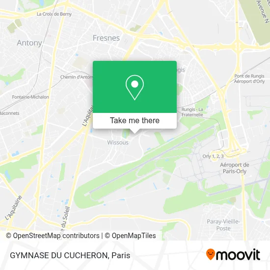 GYMNASE DU CUCHERON map