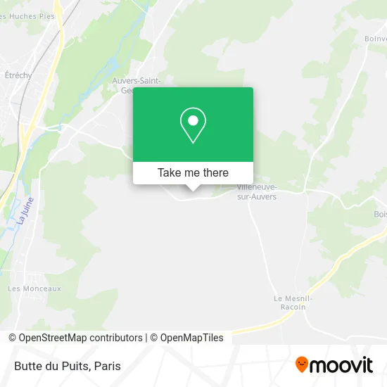 Butte du Puits map
