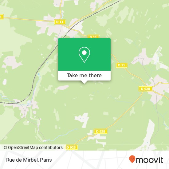 Rue de Mirbel map