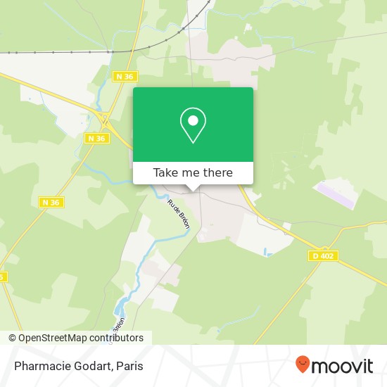 Pharmacie Godart map