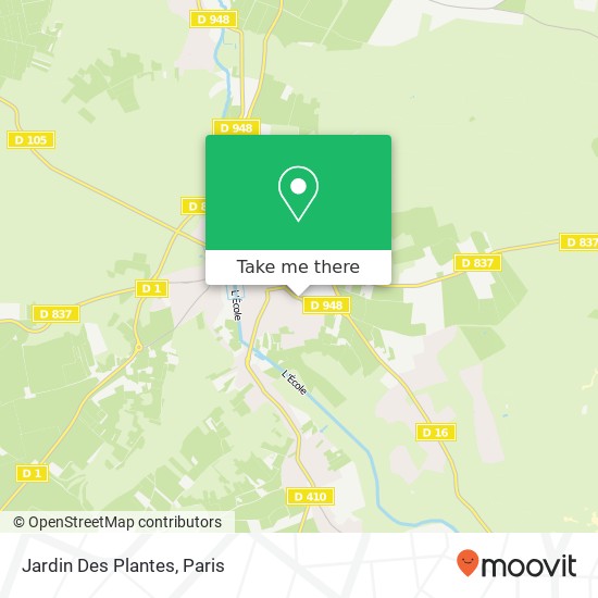 Jardin Des Plantes map