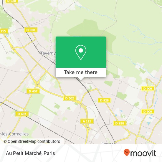 Mapa Au Petit Marché