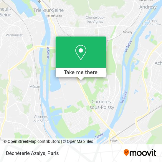 Déchèterie Azalys map