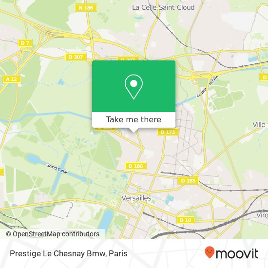 Prestige Le Chesnay Bmw map