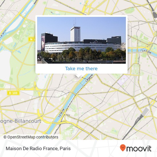 Maison De Radio France map