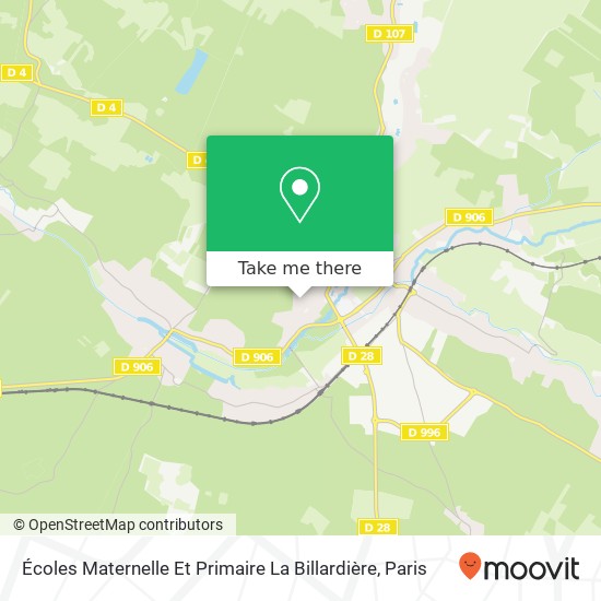 Écoles Maternelle Et Primaire La Billardière map