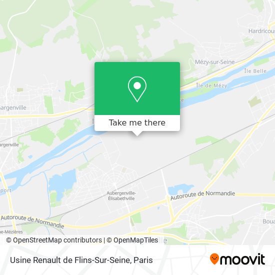 Usine Renault de Flins-Sur-Seine map