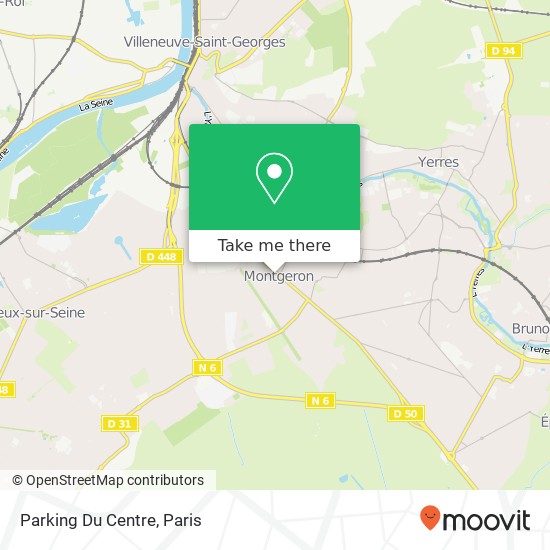 Parking Du Centre map