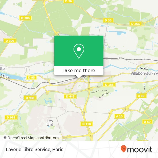 Laverie Libre Service map