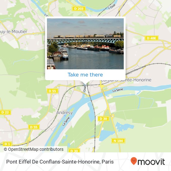 Pont Eiffel De Conflans-Sainte-Honorine map