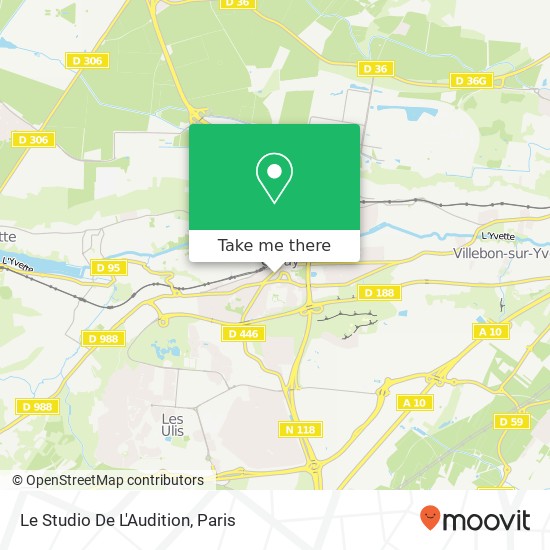 Mapa Le Studio De L'Audition