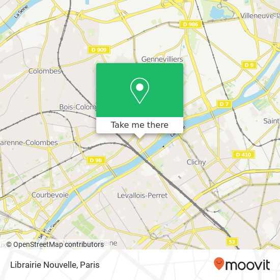 Librairie Nouvelle map