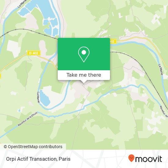 Orpi Actif Transaction map