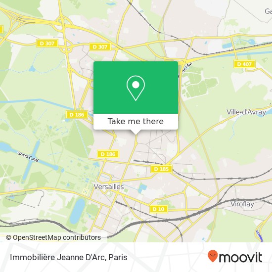 Immobilière Jeanne D'Arc map