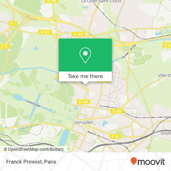 Mapa Franck Provost