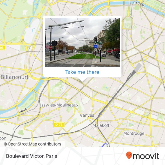 Boulevard Victor map