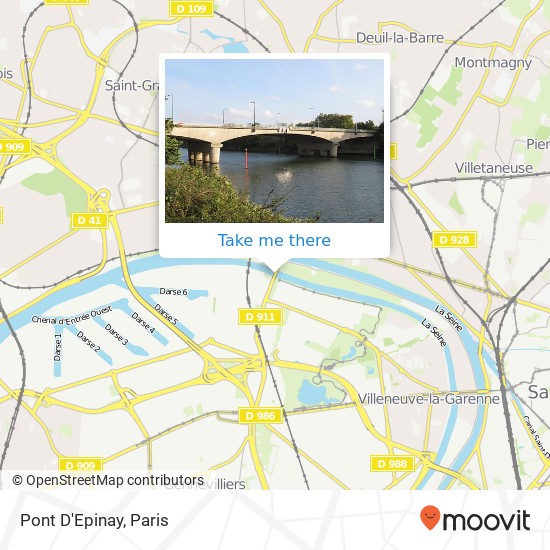 Pont D'Epinay map