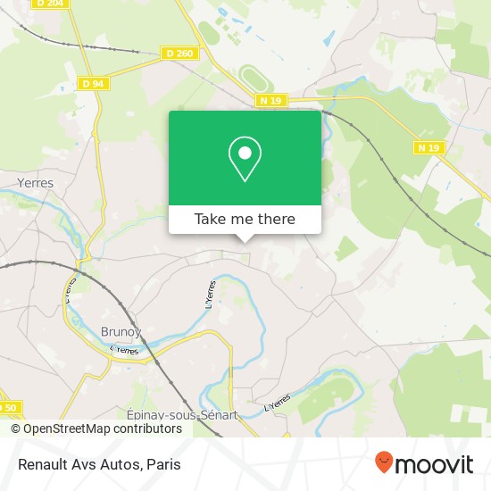 Renault Avs Autos map