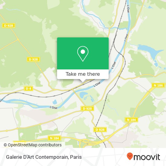 Galerie D’Art Contemporain map