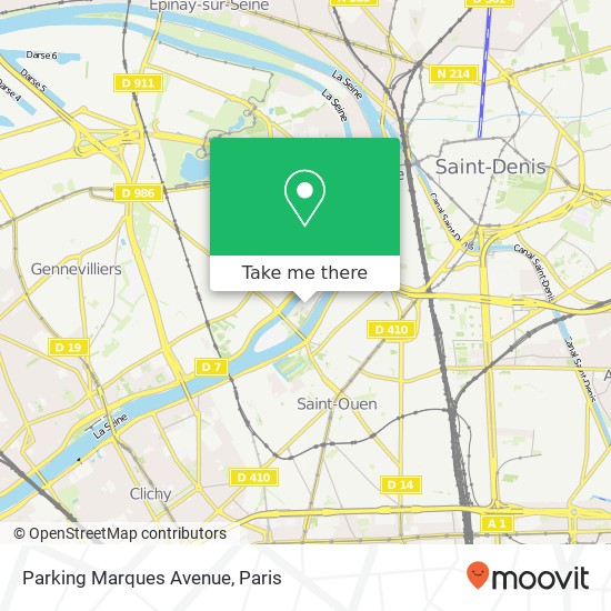 Mapa Parking Marques Avenue