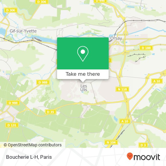 Mapa Boucherie L-H