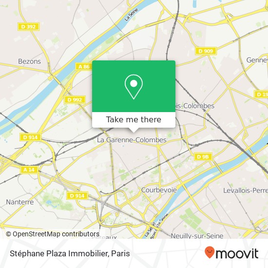 Stéphane Plaza Immobilier map