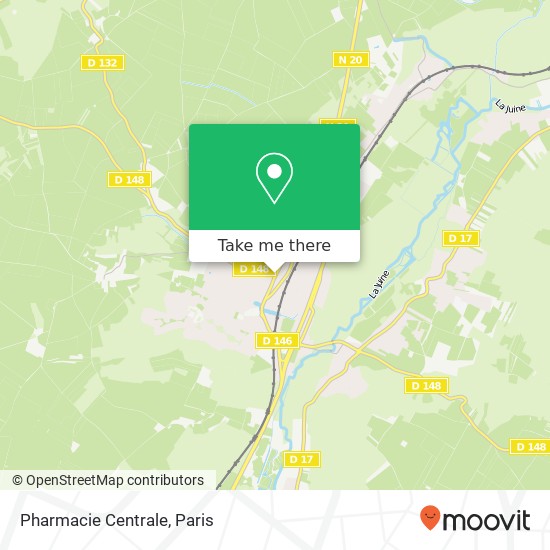 Mapa Pharmacie Centrale