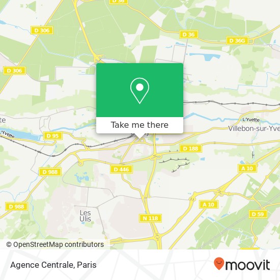Agence Centrale map