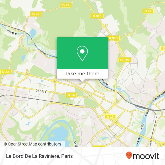 Le Bord De La Raviniere map