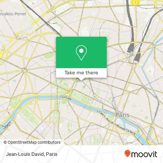 Jean-Louis David map