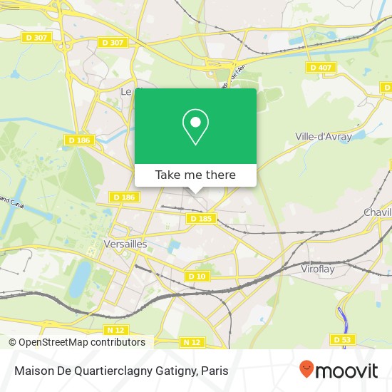 Mapa Maison De Quartierclagny Gatigny
