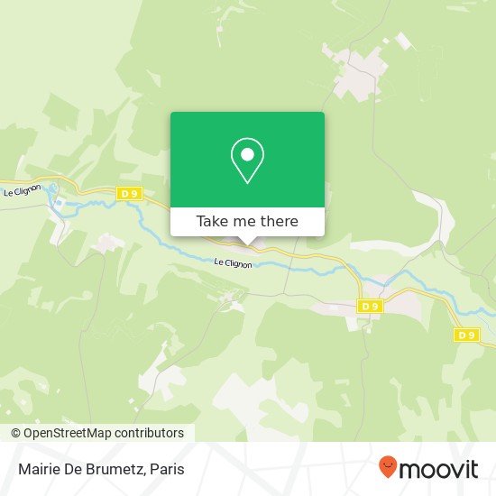 Mairie De Brumetz map