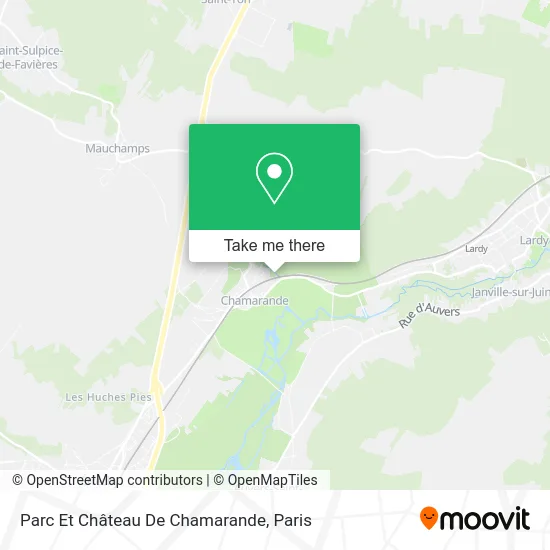 Parc Et Château De Chamarande map