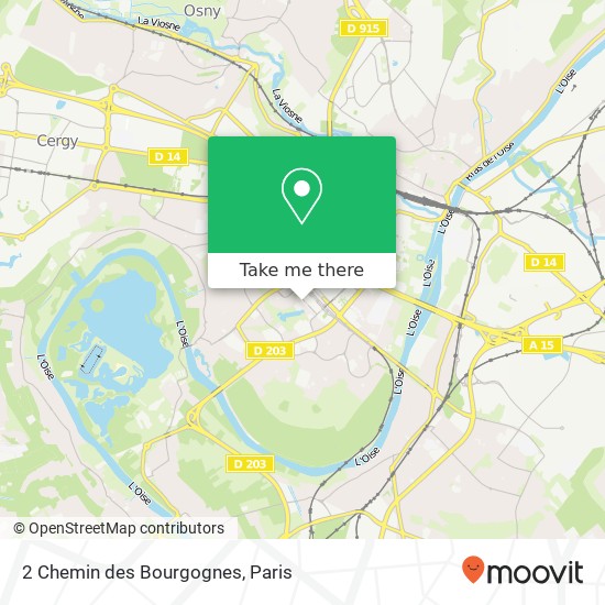 2 Chemin des Bourgognes map