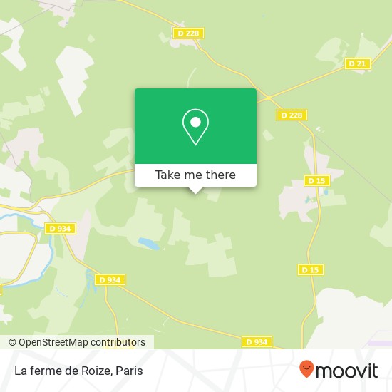 La ferme de Roize map