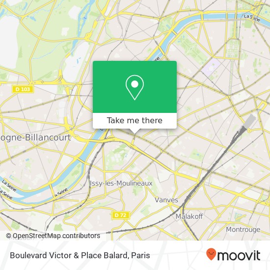 Boulevard Victor & Place Balard map