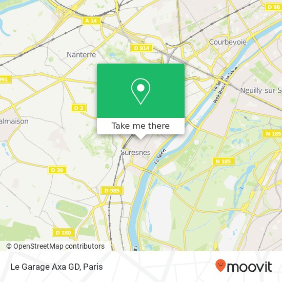 Le Garage Axa GD map