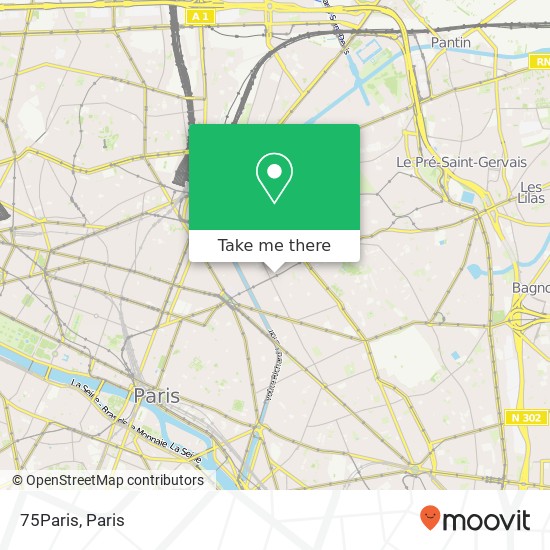 Mapa 75Paris