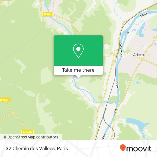 32 Chemin des Vallées map