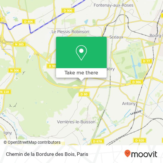 Chemin de la Bordure des Bois map