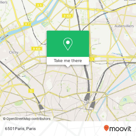 Mapa 6501Paris