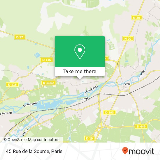 45 Rue de la Source map