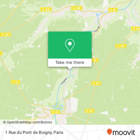 1 Rue du Pont de Boigny map