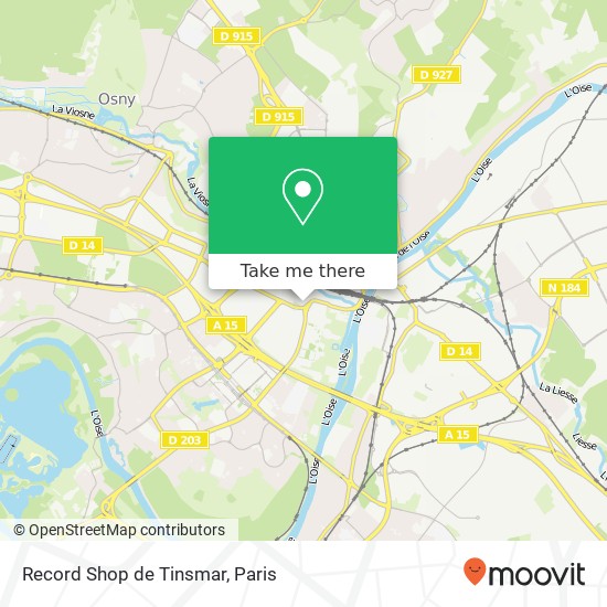 Record Shop de Tinsmar map